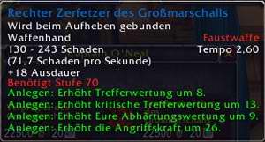 Rechter Zerfetzer des Großmarschalls