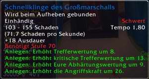Schnellklinge des Großmarschalls