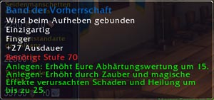 Band der Vorherrschaft